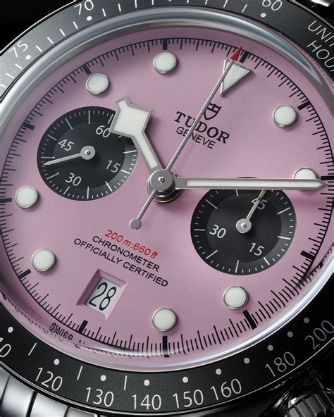 tudor chronograph price|tudor chronograph pink dial.